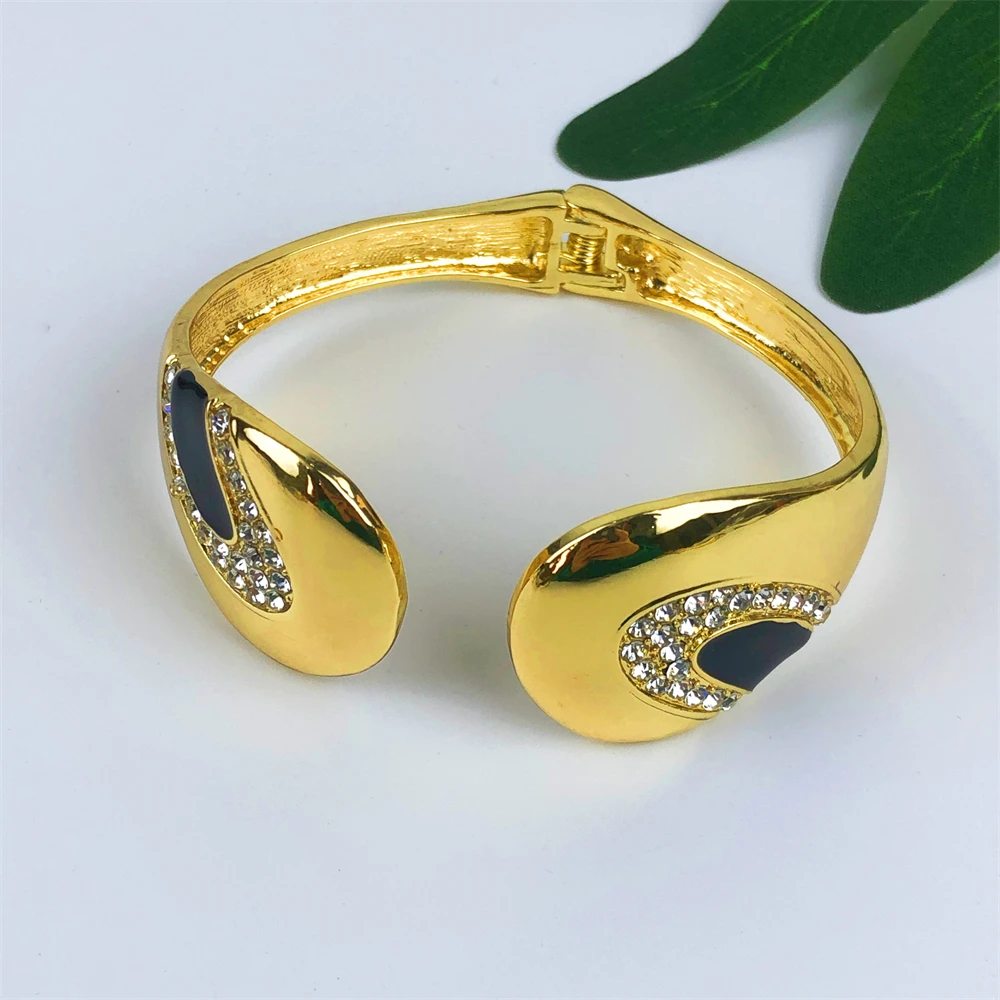 ESALE Fashion Classic Simple Necklace Earrings Jewelry Sets Women Dubai Brazilian Gold Color Italian Party Banquet Jewellery