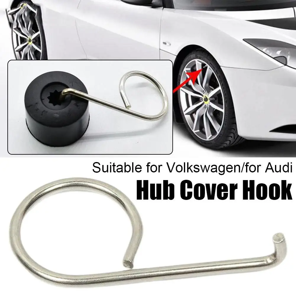 Wheel nut hubcap pull hook for VOLKSWAGEN AUDI A3 A6L A4L Q5 Screw Cap Hub Cover Pull Hook Removal Tool Clip H1I1