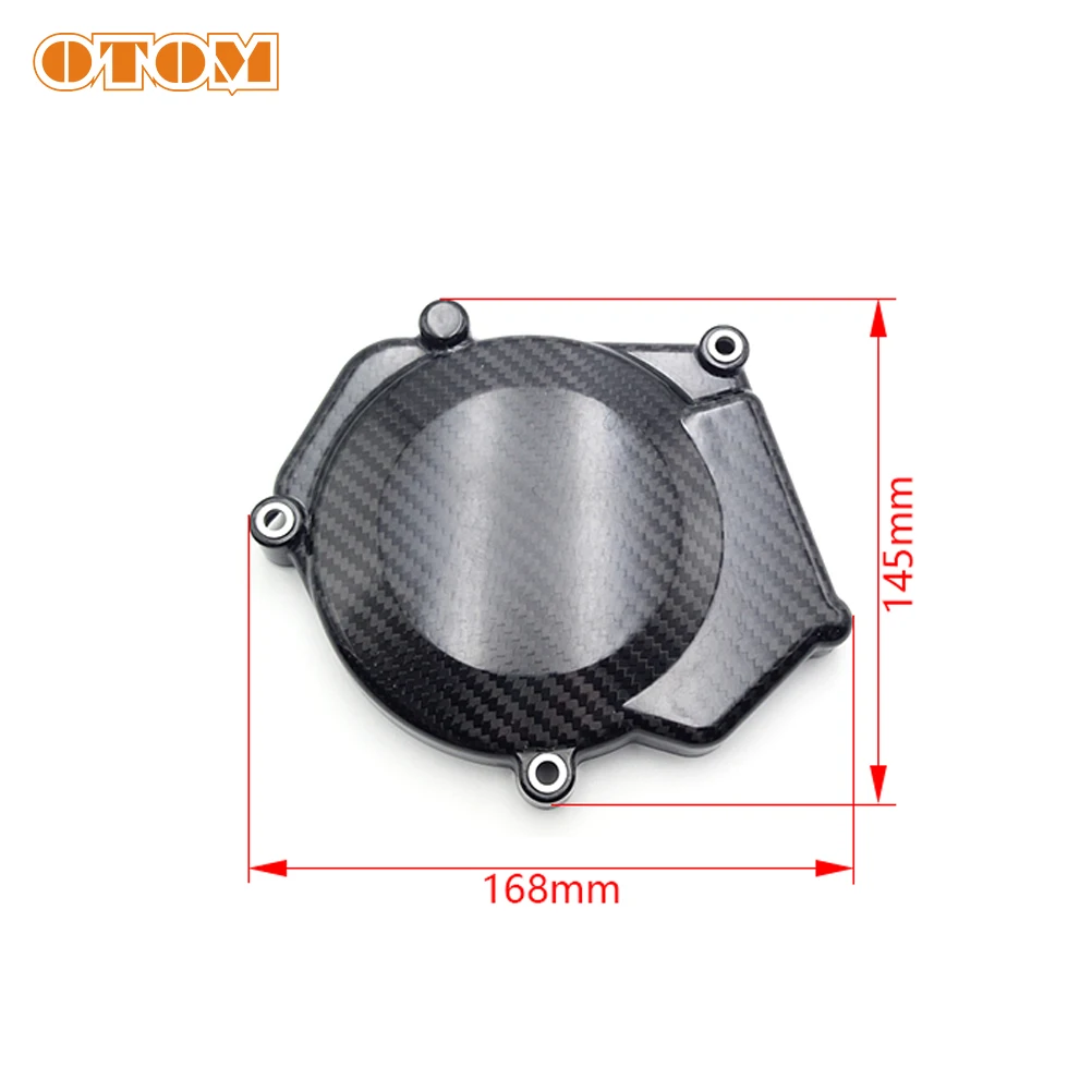 OTOM Motorcycle 2023 Carbon Fiber Magnetic Motor Stator YZ250X YZ250 Ignition Cover Guard Protection for YAMAHA YZ 250