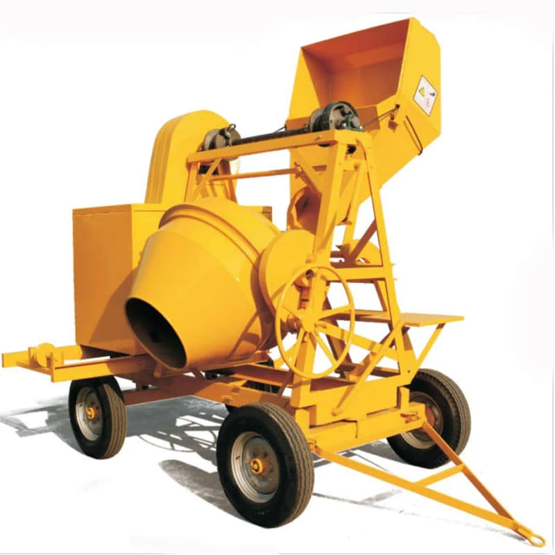 YG Construction Material 400L Diesel Engine Concrete Mixer Machine With Pump