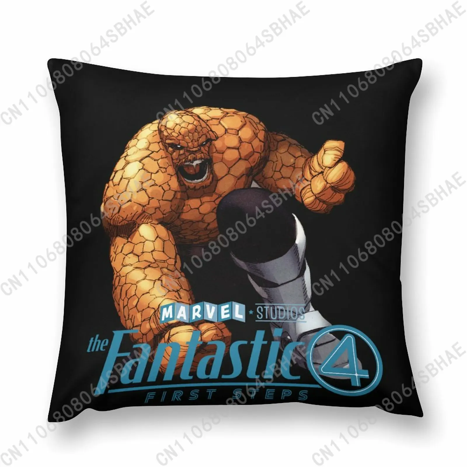 

Marvel Things Custom Pattern Short Plush Pillow Cover Soft Short Fur Cushion Living Room Personalized Decor Cosplay