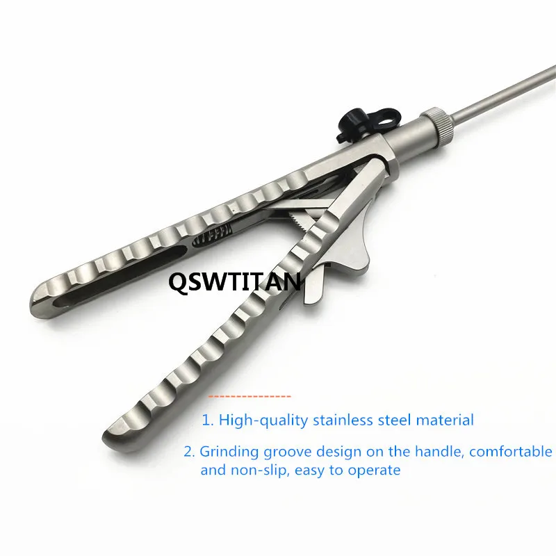 Stainless steel Laparoscopic Simulation Training Needle Holder Forceps Surgery Practice Tool