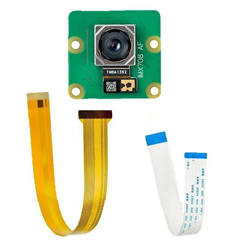 For Raspberry Pi Camera Module 3 Wide 12MP IMX708 Autofocus Camera Wide Angle 75 Degrees For Raspberry Pi 5 And Zero