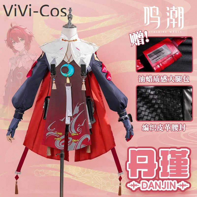 ViVi-Cos Wuthering Waves Danjin Cosplay Costume Cos Game Anime Party Uniform Hallowen Play Role Clothes Clothing