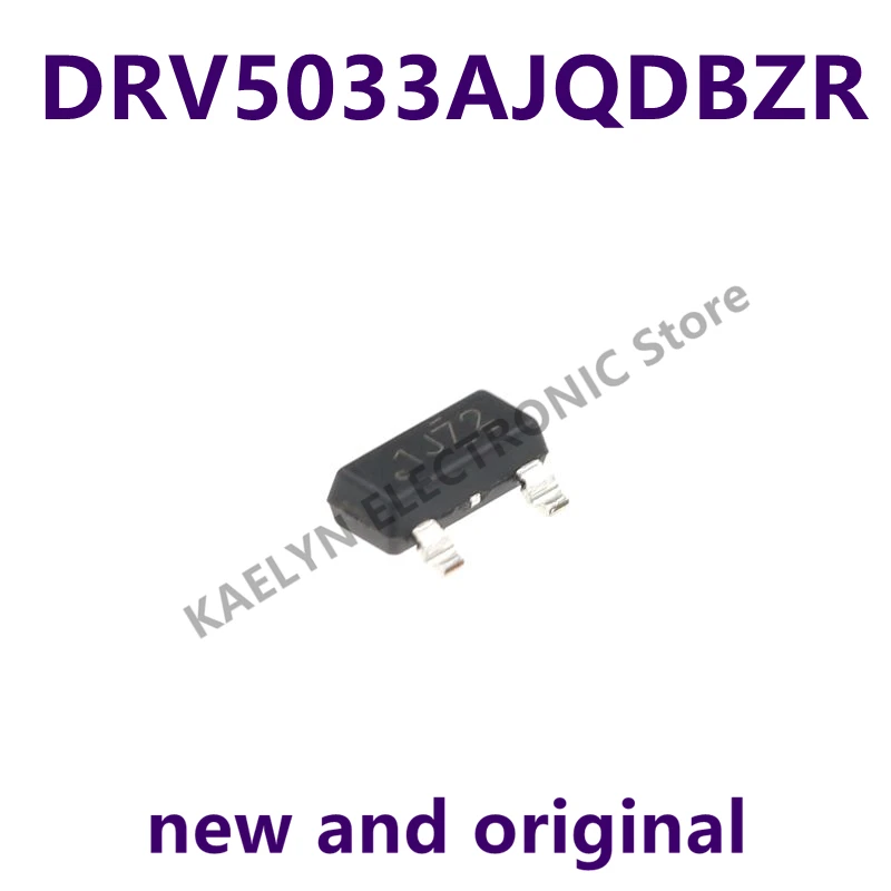 10pcs/lot New and Original DRV5033AJQDBZR DRV5033 	Digital Switch Omnipolar Switch Open Drain Hall Effect SOT-23-3