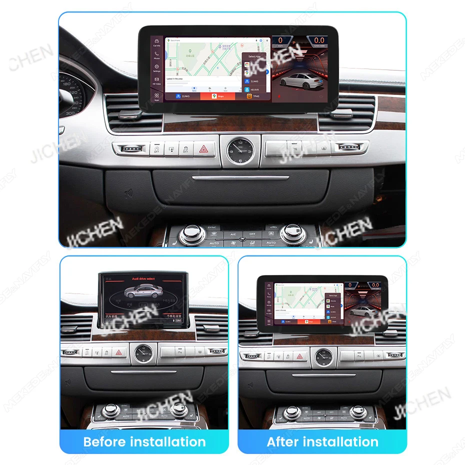 لأودي A8 D4 2011 2017 معالج الإشارات الرقمية تشغيل السيارة اللاسلكية 8Gb 256Gb IPS الشاشة #2