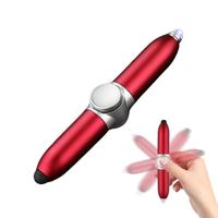 Fingertip Rotating Pen LED Pen Ball Pen Fidget Spin Ballpoint Pen with Light Metal Ballpoint Gyroscope Pen Writable Twirling Pen