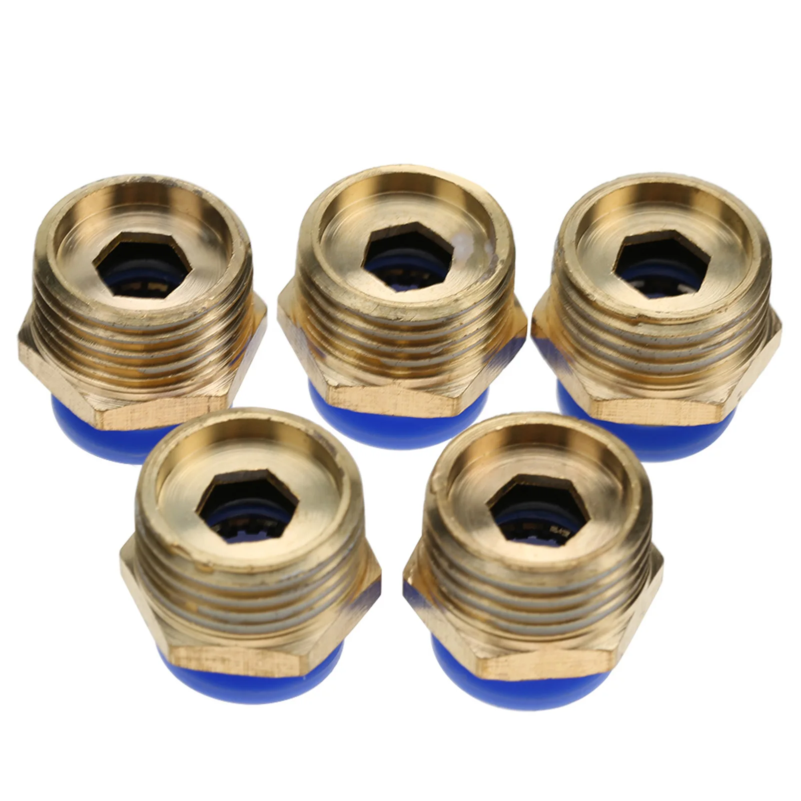 4mm Air Pipe Pneumatic Quick Fittings Male Thread Straight Push In Connector Pneumatic Quick Fittings Straight Pneumatic Fitting