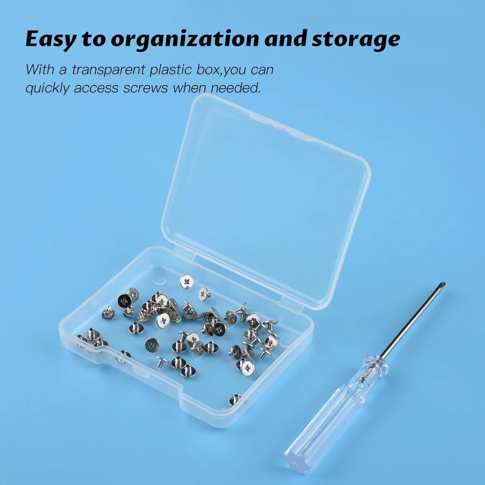 PC Mounting Screws Flat Head Screws For Computer Installation Rust Resistant Screws For Computers Nickel-plated Finish