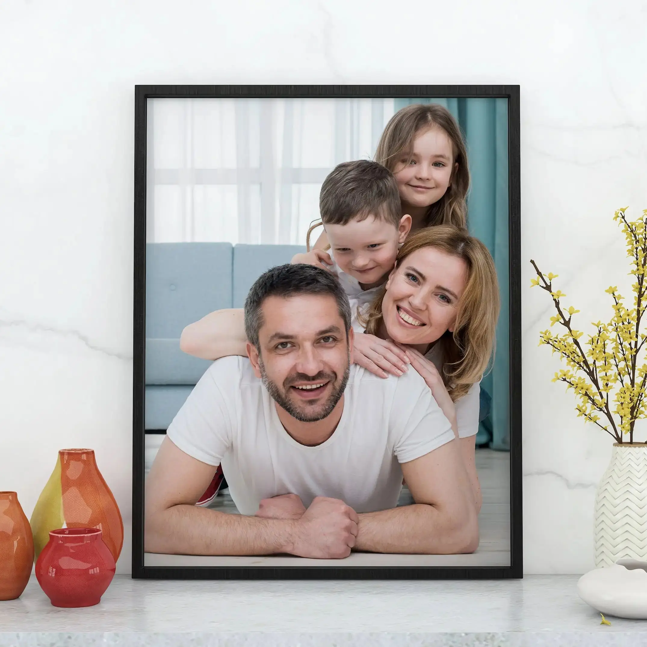 Custom Print Canvas Poster Photo Frame Room Decoration Custom Wedding Family Life Photos Personalized Holiday Birthday Gifts image 6