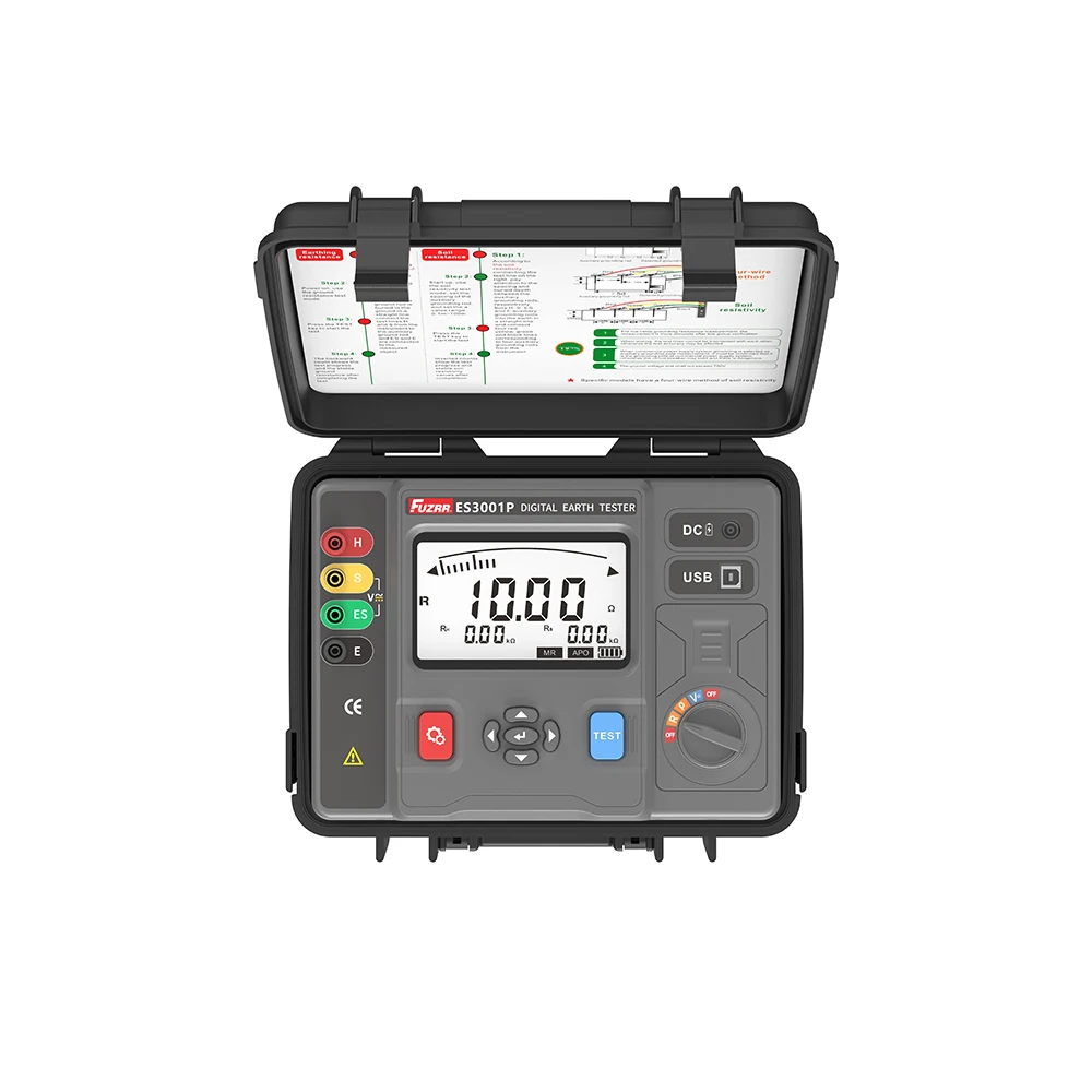 

ES3001P Ground Resistance Soil Resistivity Tester Earth Resistance test Instrument