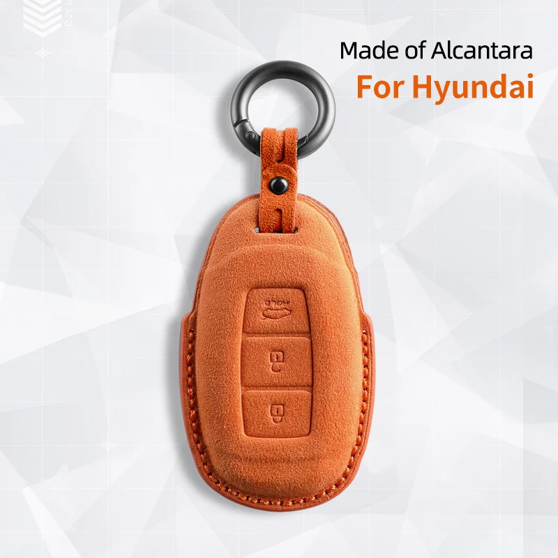 

3/5 Buttons Car Key Case Cover Keychain for Hyundai I30 Ix35 KONA Encino Solaris Azera Grandeur Ig Accent Santa Fe Palisade