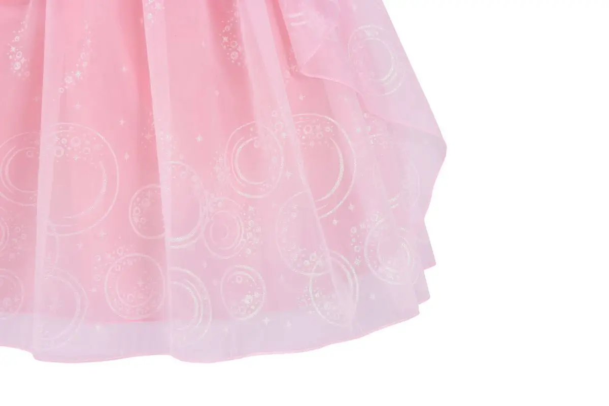 Glinda Niedliches Rosa Kleid für Mädchen 2-12 Jahre Cosplay-Kostüm Mädchen Halloween-Kostüm Kinder Gute Hexe Prinzessinnen-Kleider – Detail 13