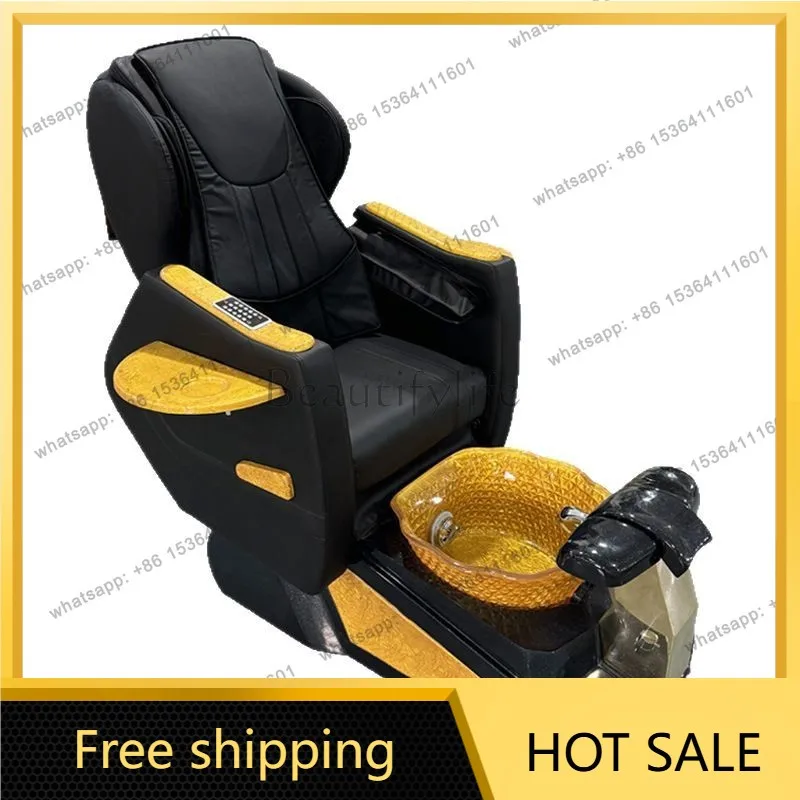 Factory Direct Sales Cross-border Foreign Trade Pedicure Electric Multifunctional Massage Hotel Foot Chair Surfing