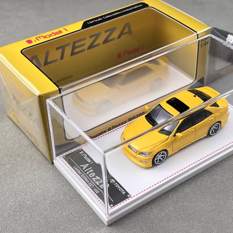 Model Een 1/64 RS200 SXE10 Altezza Legering Motorvoertuig Speelgoed spuitgieten Metalen Model Collectie Jongen Kerstcadeaus