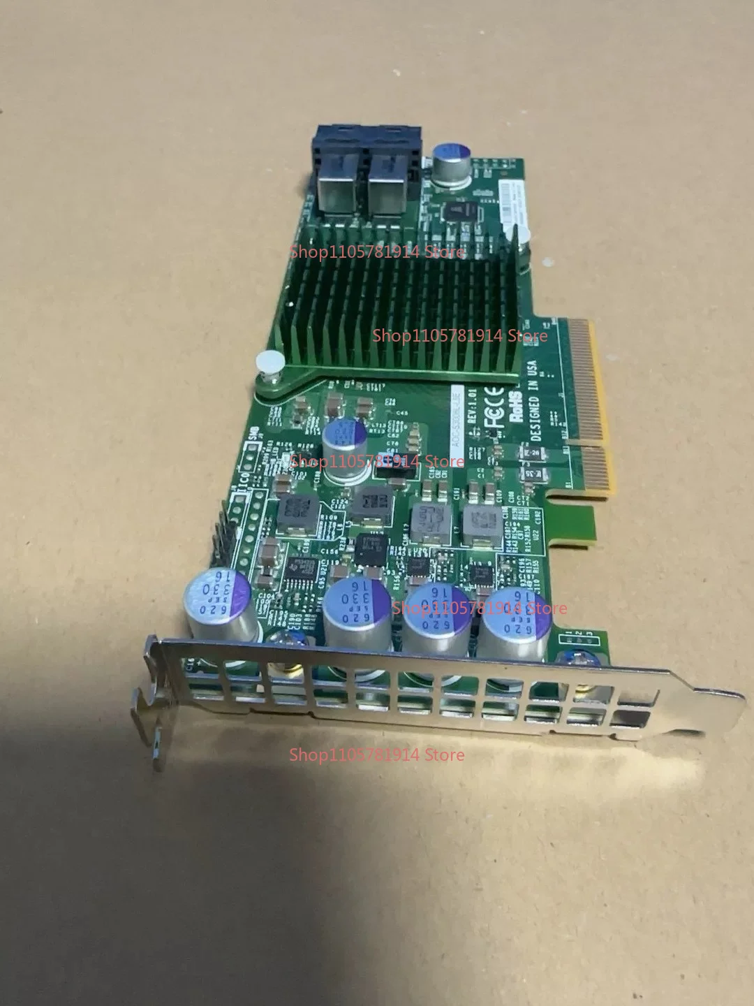 For Supermicro AOC S3008L L8E 12G SAS3008 HBA Pass-through Card IT Mode Array Card