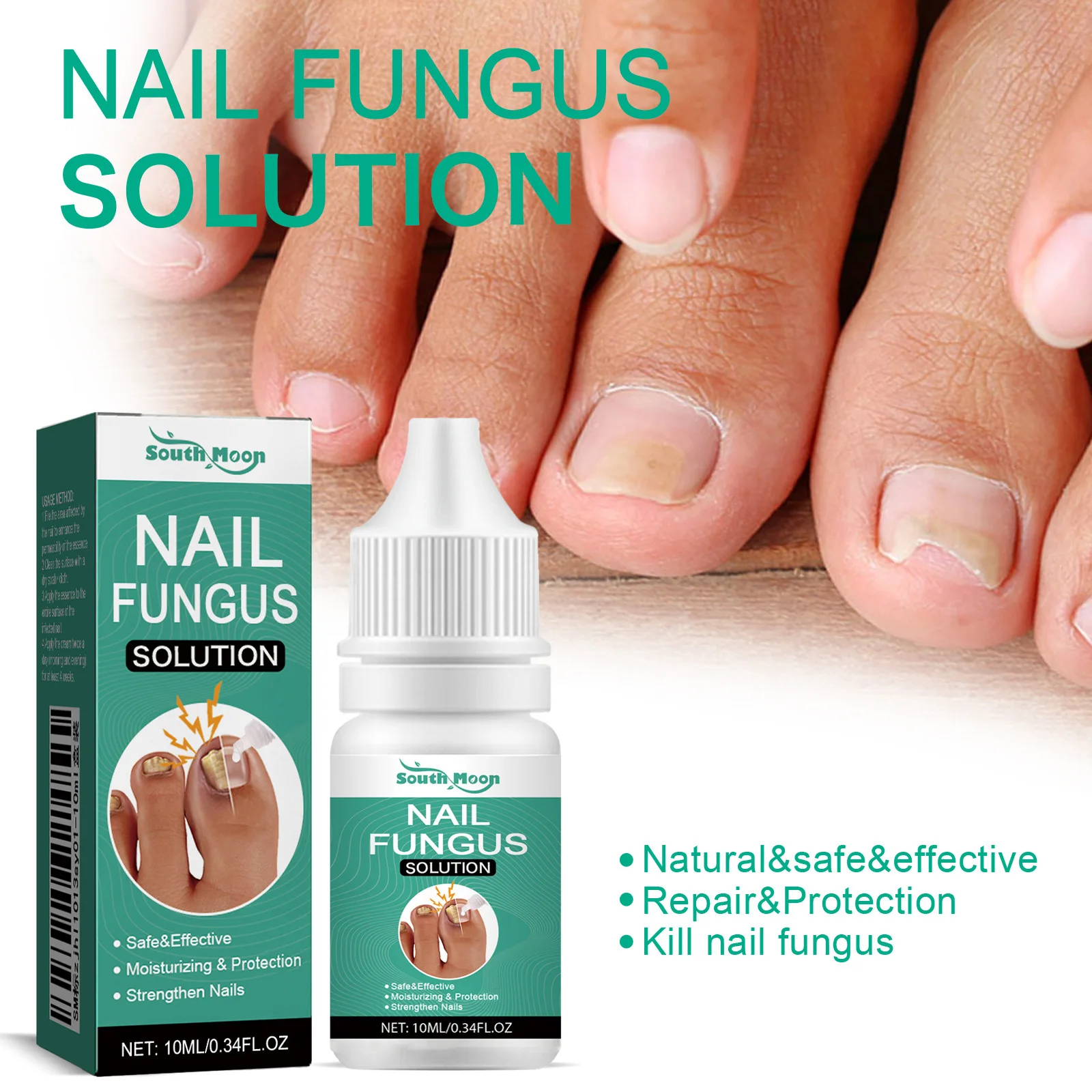 

Effective Nail Fungus Treatment Serum Essence Oil Feet Nails Repair Care Essence Cream Anti Infection Toe Fungal Removal Uñas