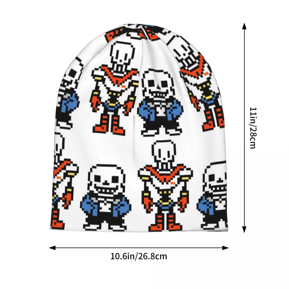 Undertale Sans And Papyrus Warm Knitted Cap Fashion Bonnet Hat Autumn Winter Outdoor Beanies Hats for Men Women Adult