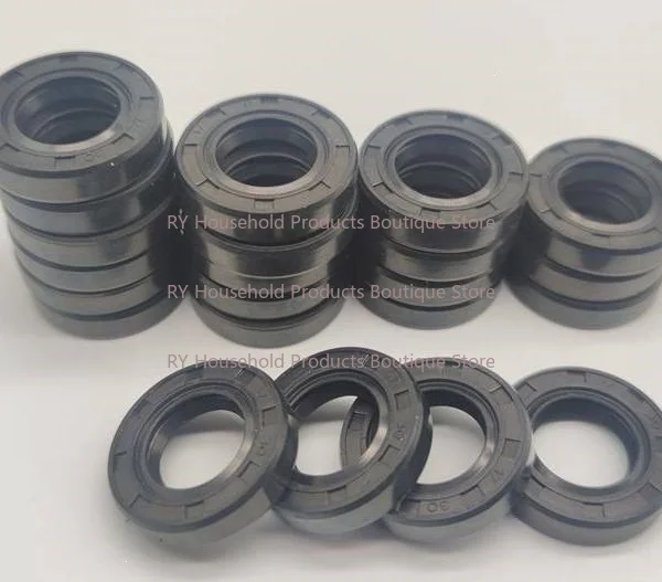 10Pcs ID 15mm NBR Oil Seal TC-15*22/25/26/27/28/30/32/35/36/40*4/5/6/7/8/10mm Nitrile Rubber TC/FB/TG4 Shaft Double Lip Gasket
