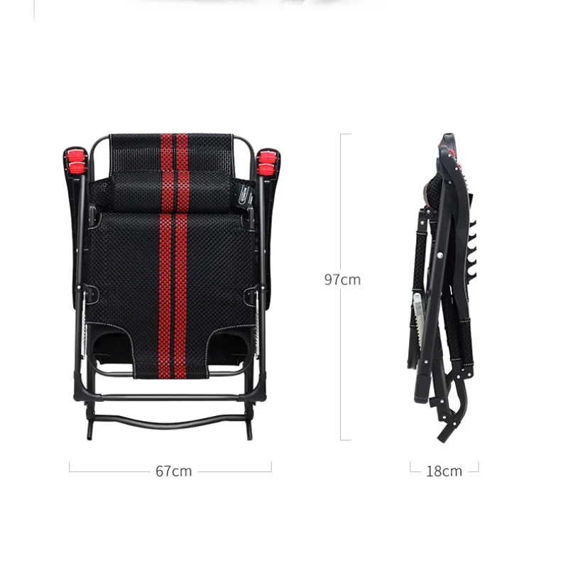 Silla plegable versátil para oficina, sillón reclinable multifuncional para playa, almacenamiento compacto y fácil