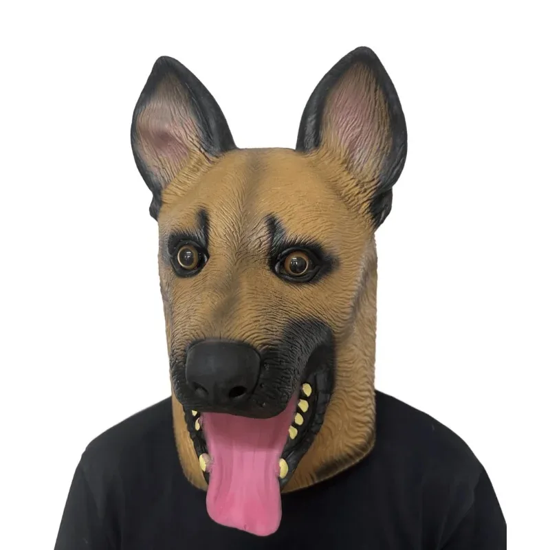 Halloween Wolfdog Shepherd German Shepherd Erha Fantastic Special Annoying Dog Latex Hood Bar Party Props Halloween Mask