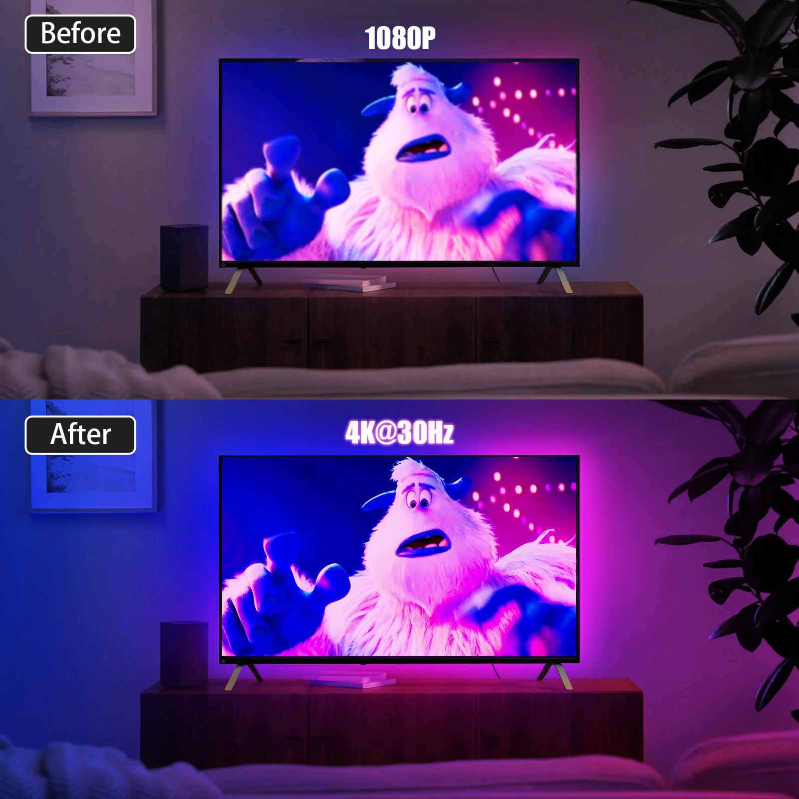 LED 스트립 조명 5050 RGB 드림 컬러 앰비언트 TV 키트, 데스크탑 PC 화면 배경 조명, 5V USB, 3 m, 4 m, 5m