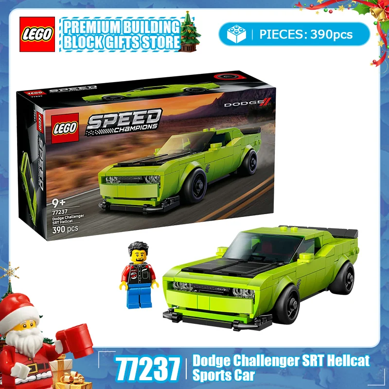 

Lego Building Blocks Super Racing Series 77237 Dodge Hellcat Children's Speed Sports Car Building Blocks Christmas Gift