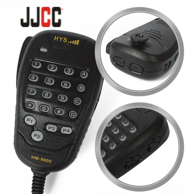 JC Car Mobile Two Way Radio Base Vehicle Long Rang Interphone Walkie Talkie