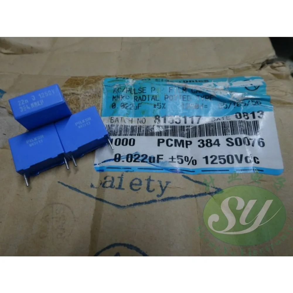 

10PCS MKP384 0.022uf/1250v 22nf 223 new 15mm film capacitor