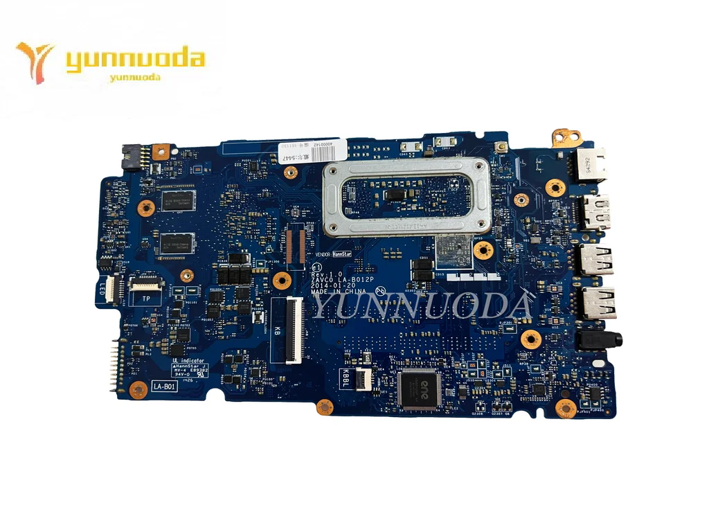 الأصلي لديل انسبايرون 5447 5547 5548 5442 5543 5542 اللوحة الأم للكمبيوتر المحمول I7-4510U 2GB ZAVC0 LA-B012P اختبار جيد شحن