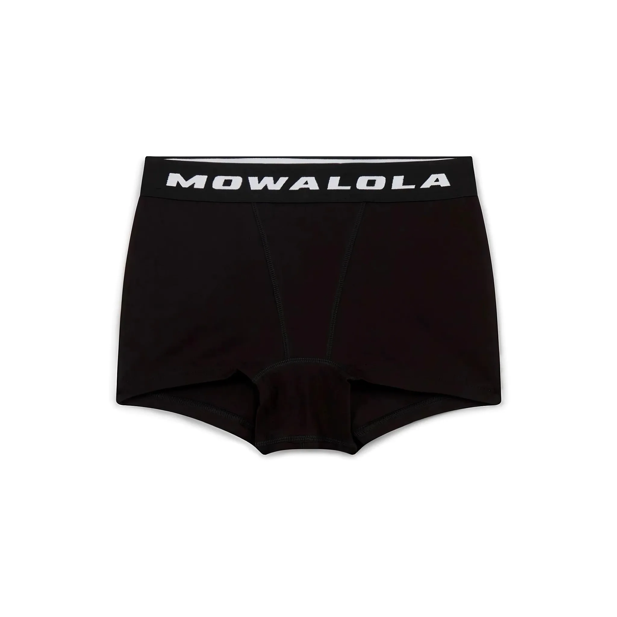 

2025 Mowalola Underwear Classic Slogan Black High-Waisted Elastic Breathable Underwear NK92
