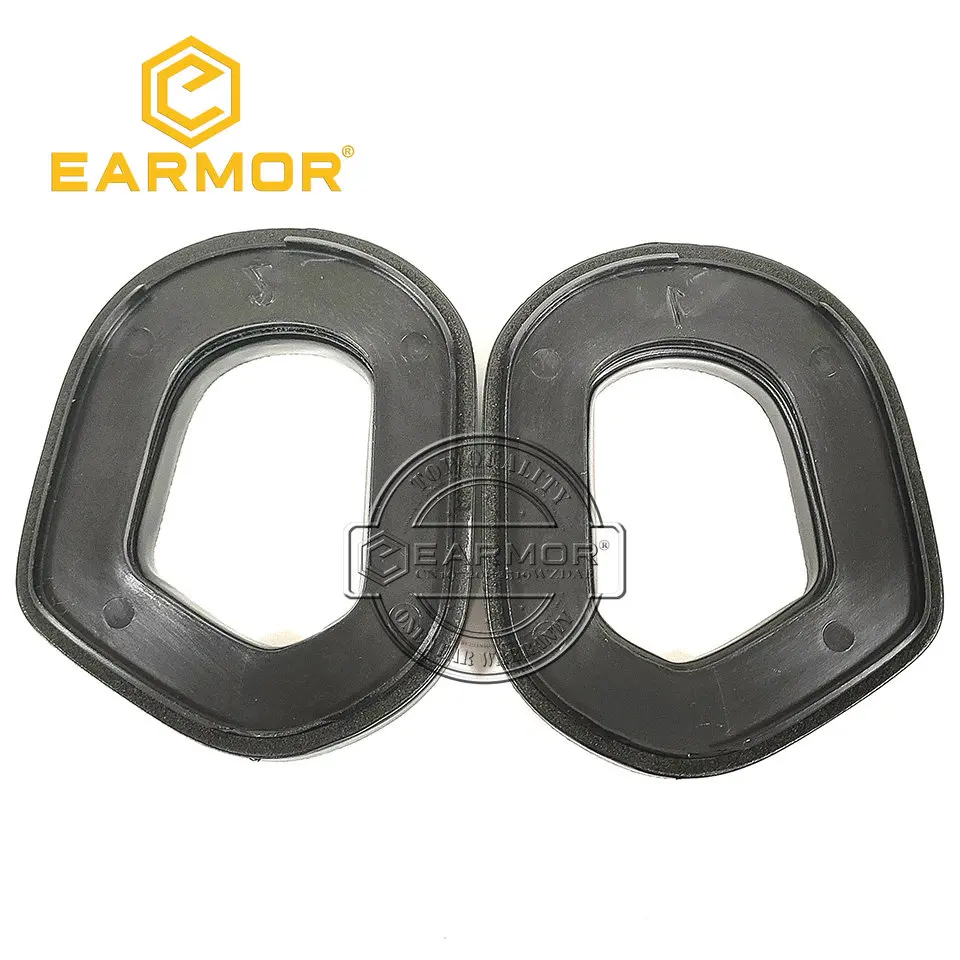 Opsmen Earmor Headset Earmuffs Pair S03 Black Silicone Gel Ear Cushion Pad Headset Accessories Fit for M31/M32/M31H/M32H Headset