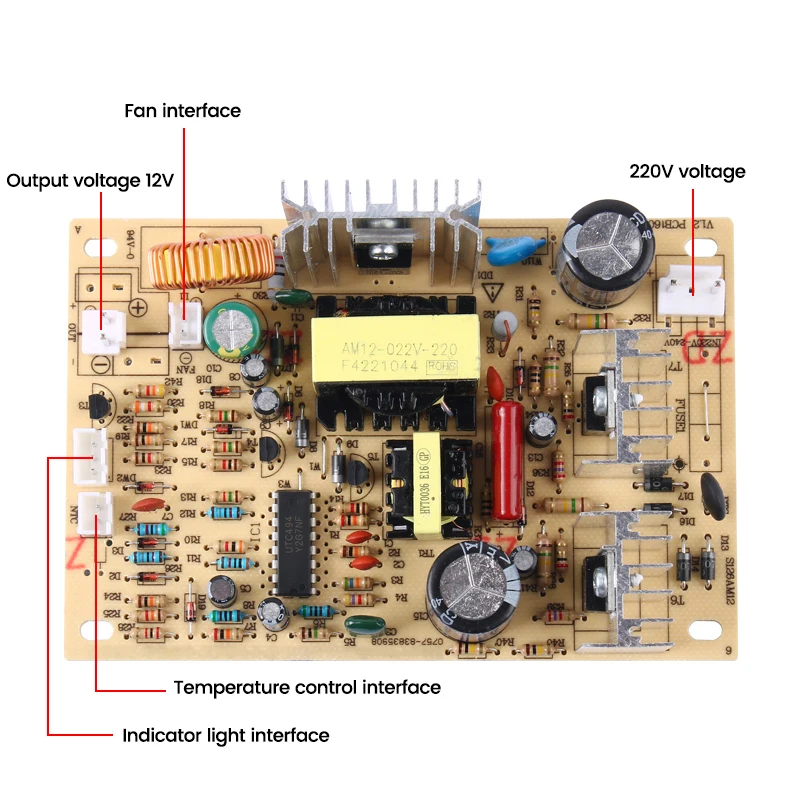 AC-DC 12V Switching Power Supply Module Bare Circuit 220V to 12V Power Supply Transformer Buck Converter