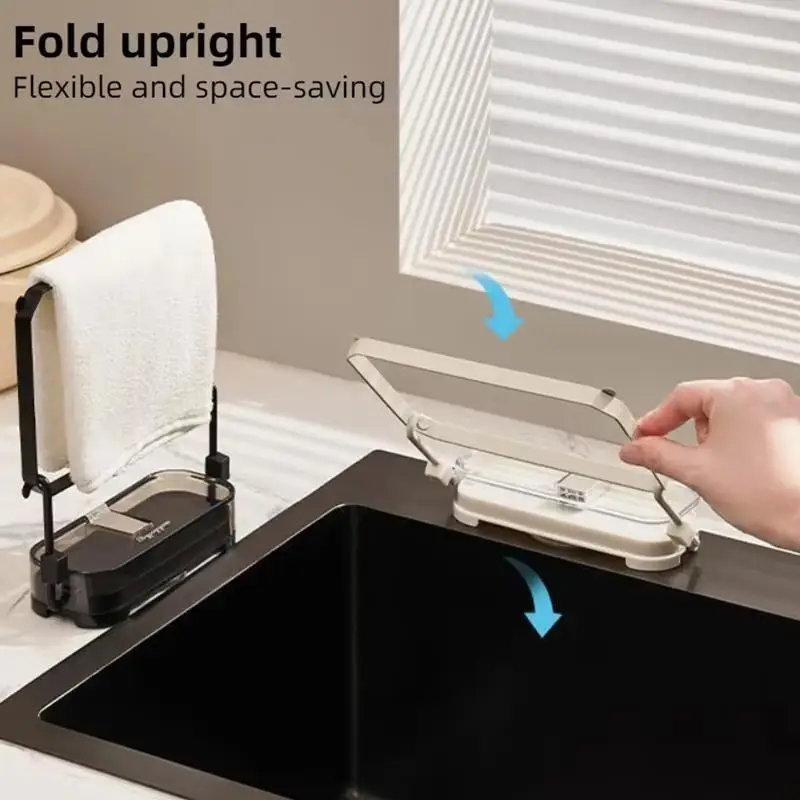 New Hanging Net Filter Bag Multi-Purpose Triangle Drainage Rack Drain Basket Kitchen Sink Filter Leftovers Soup Food Drainer view 3