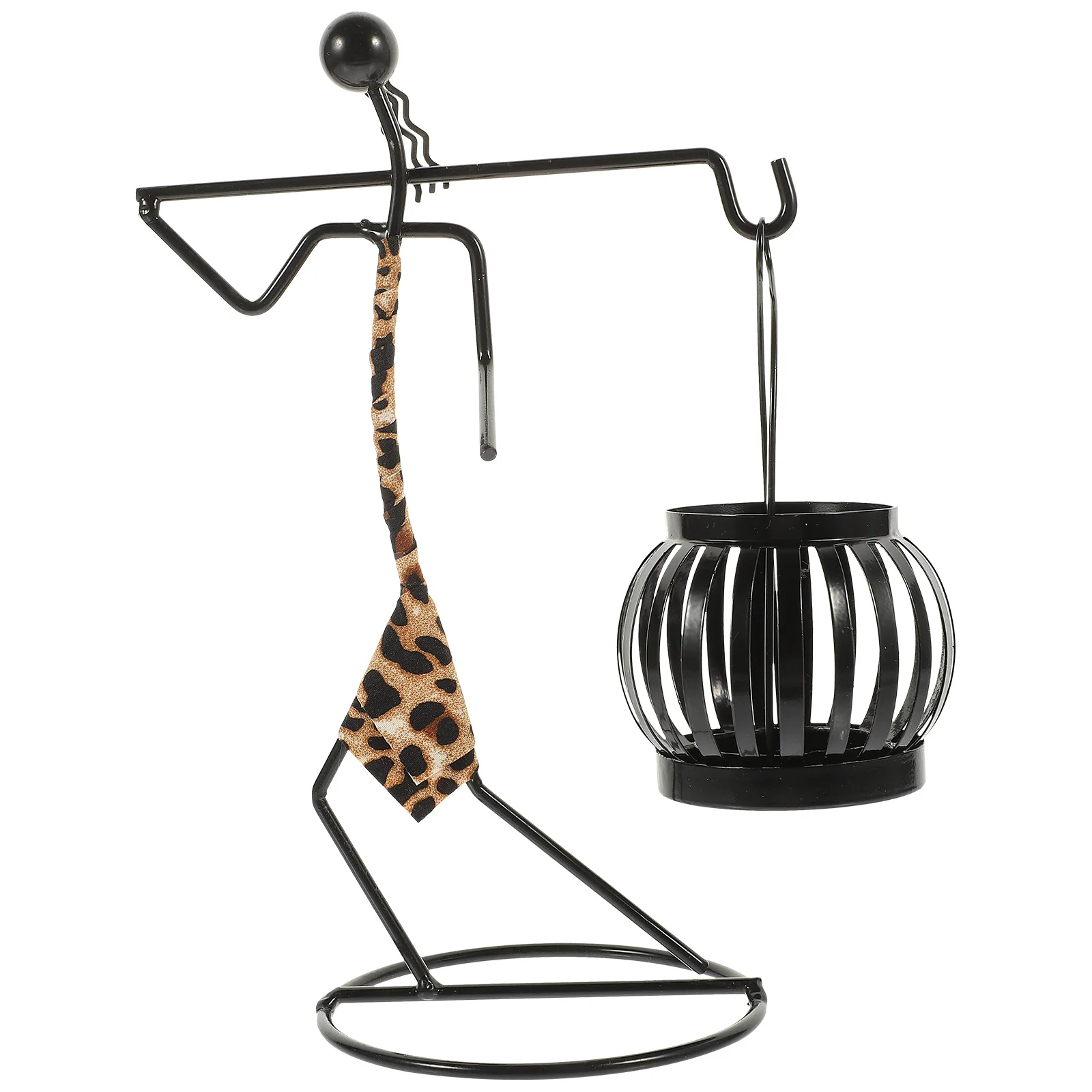 

Creative Human Being Design Metal Holder Practical Home Decor Desk Table Centerpiece Festival Gift