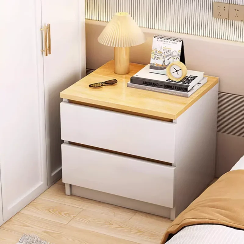 Wooden Bedroom Night Table Modern Storage White Luxury Nightstands Unique Minimalist Armarios De Dormitorio Home Furniture