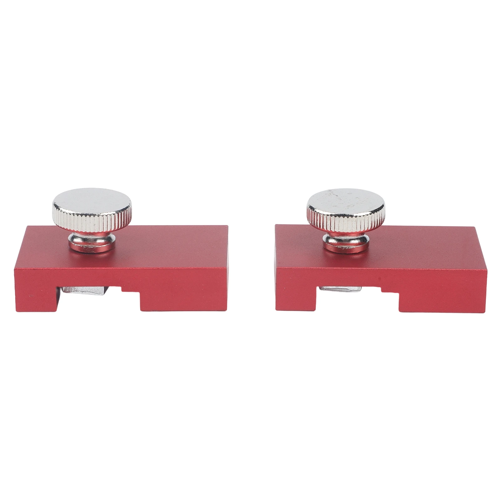 Aluminum Router Track Adapter with Straight Cutting Jig and Stop Block for Woodworking Guide Rails and Table Saws