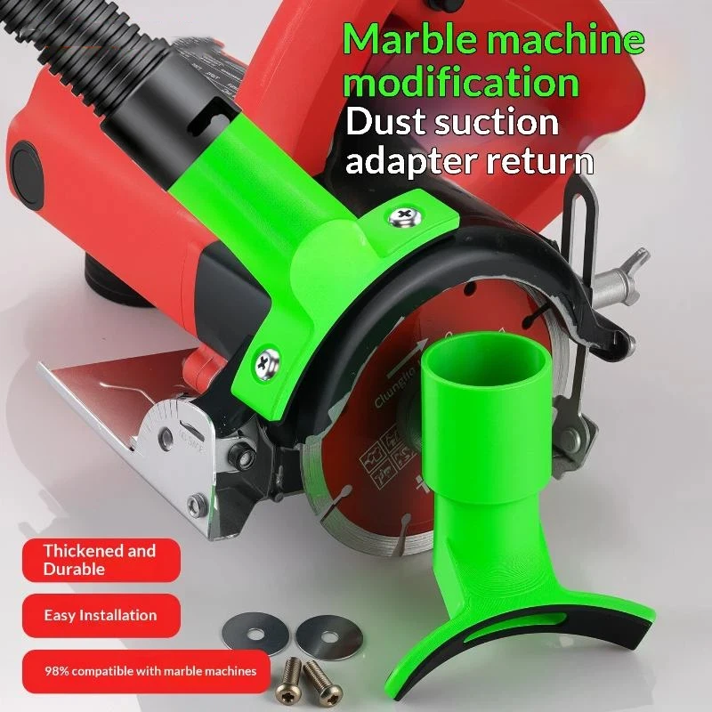 Angle Grinder Dust Extractor Adapter Double-Port Collector Fitting Tool-Free Dust Adapter For Circular Jigsaw Router Sander