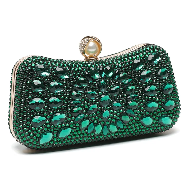Ladies Handbag Diamond Banquet Clutch Bag Dress Evening Bag Women's Bag view 4
