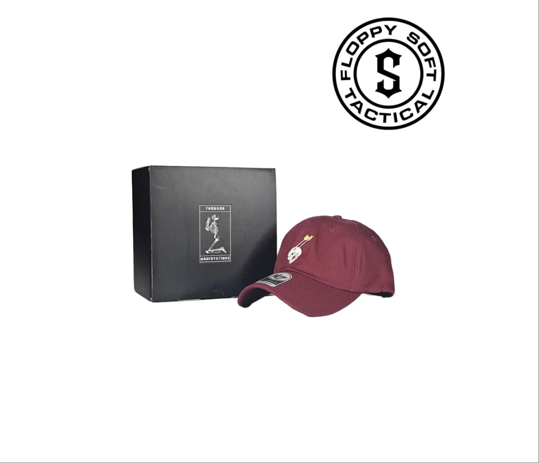 

Forward Observations x Teamroom Design Collaboration: Wine Red Softpeak Dad Hat