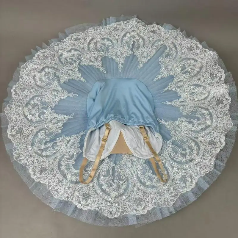 

Blue Ballet Tutu Skirt Sling Children White Swan Lake Dance Performance Costumes Ballerinas Women Ballet Dress For Kids Girls