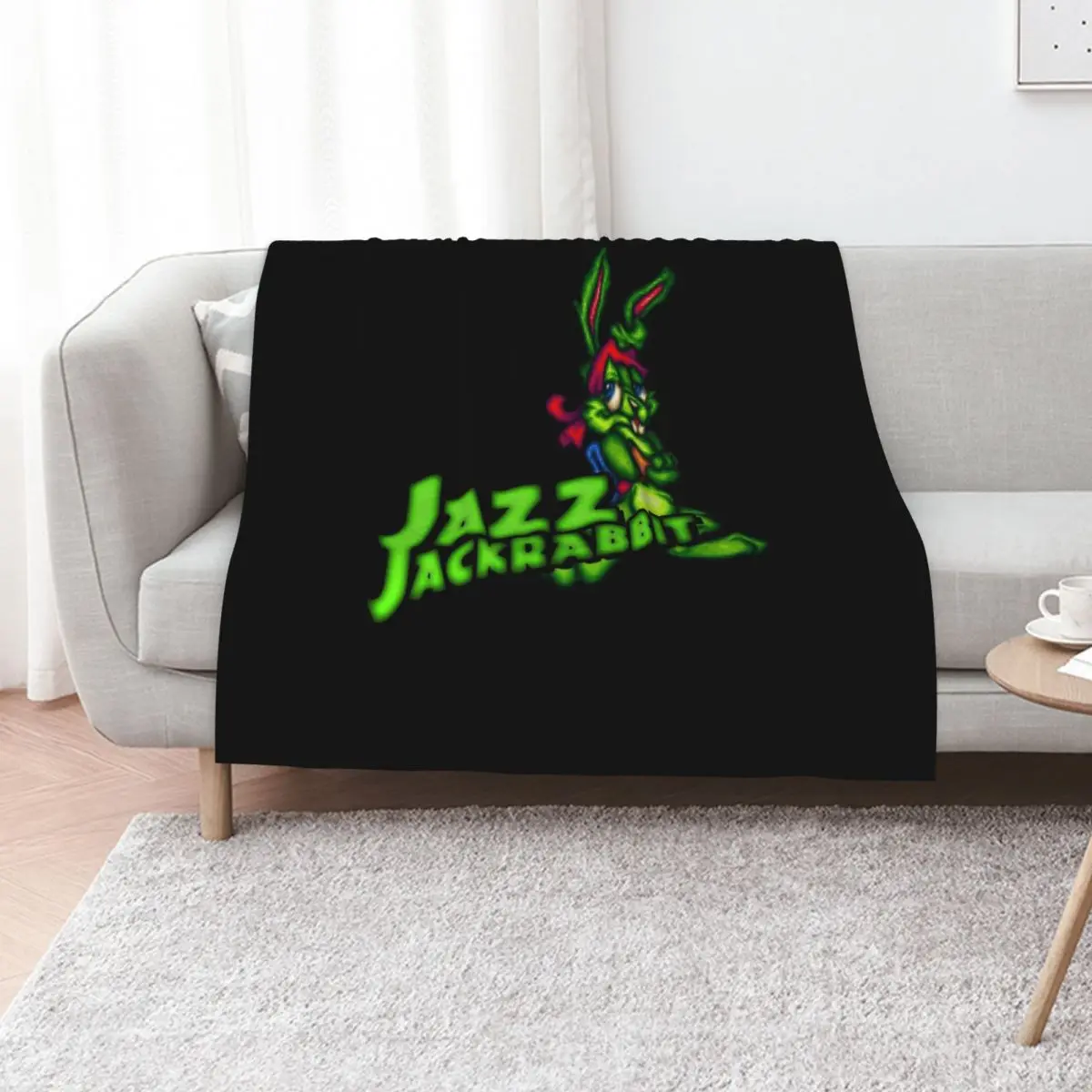 Jazz Jackrabbit - Classic Sprite with Logo Essential Throw Blanket Tourist Weighted Hair Warm Bed Bed covers Blankets
