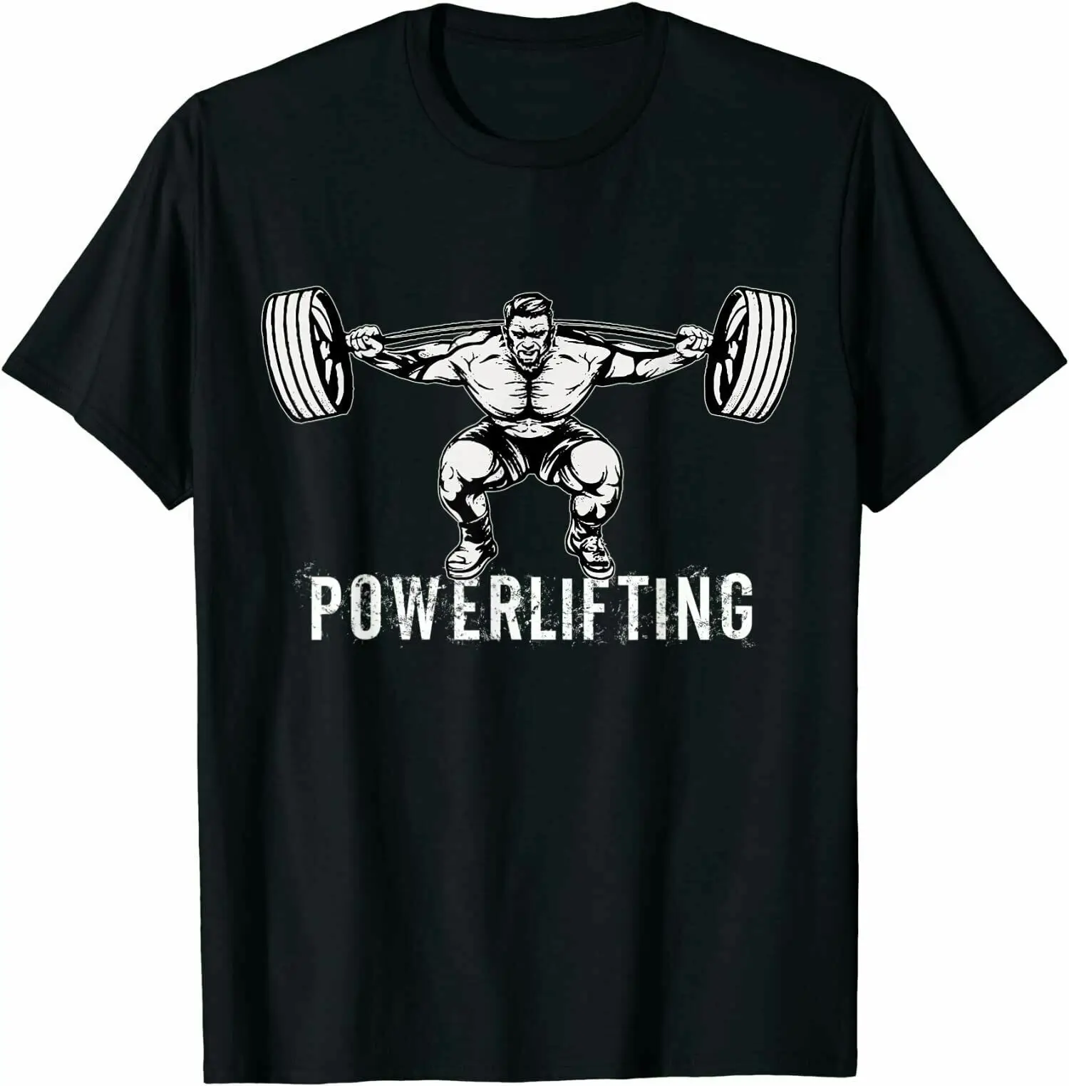 

NEW LIMITED Powerlifting Workout Fitness Premium Gift Tee T-Shirt Size S-3XL