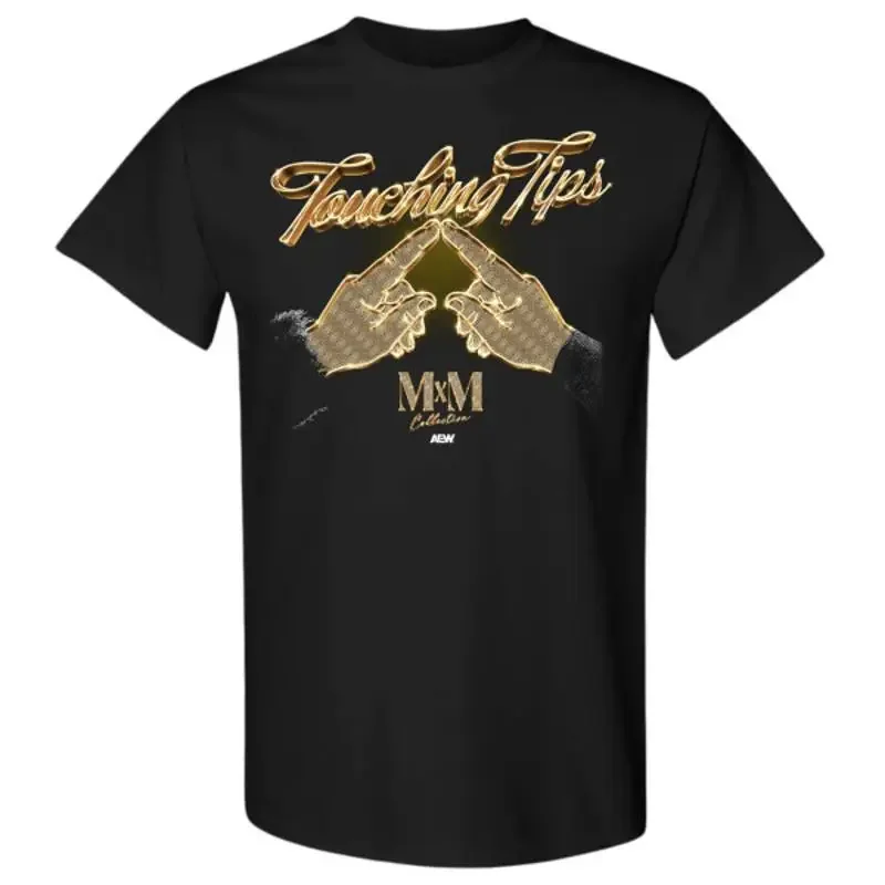 MxM Touching Tips AEW Official T Shirt