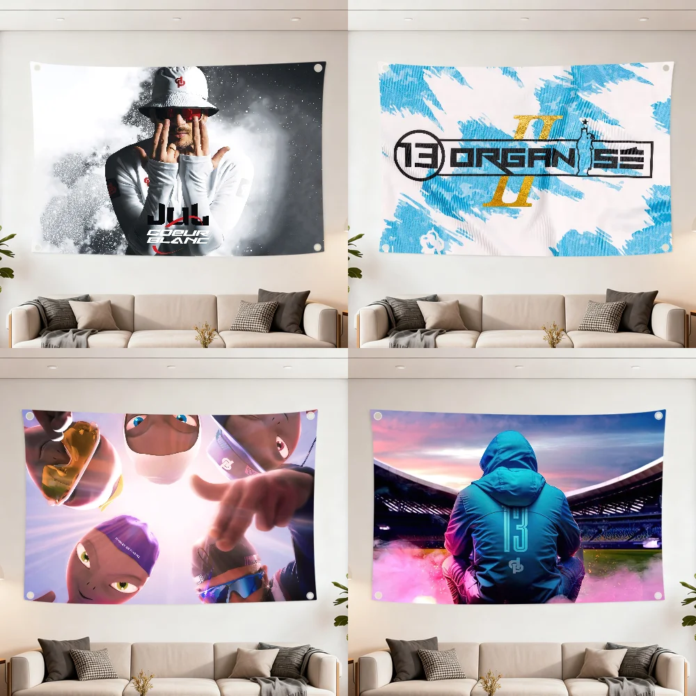 Jul Rapper cool flag Decoration Outdoor Picnic Party Art Hanging Home Camping Party Banner Best sellers