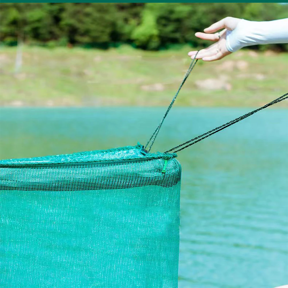 Imagem -03 - Lawaia Fish Net Gaiola com Cobertura Rede Criação Rede de Lagostins Pequena Lagoa Pecuária Aquicultura