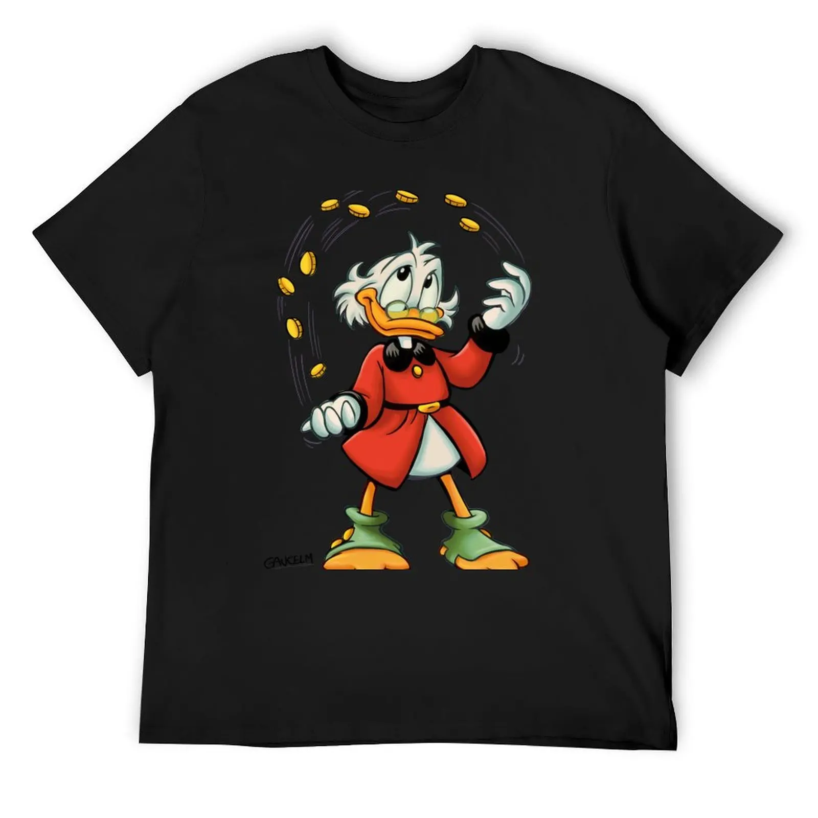 

uncle scrooge art money T-Shirt animal prinfor boys funny meme t-shirts oversized graphic tee mens t shirt