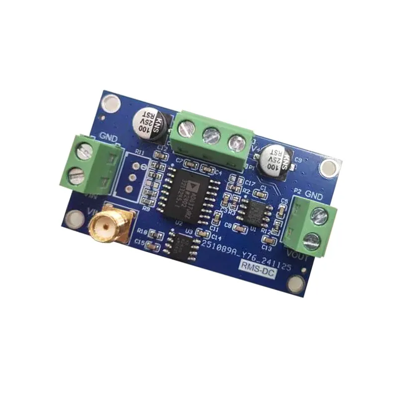 AD637 AC/DC True RMS-to-DC Converter Module, Voltage Data Acquisition, Peak Detection, 0-7Vrms, ±5-15V, DC-8MHz