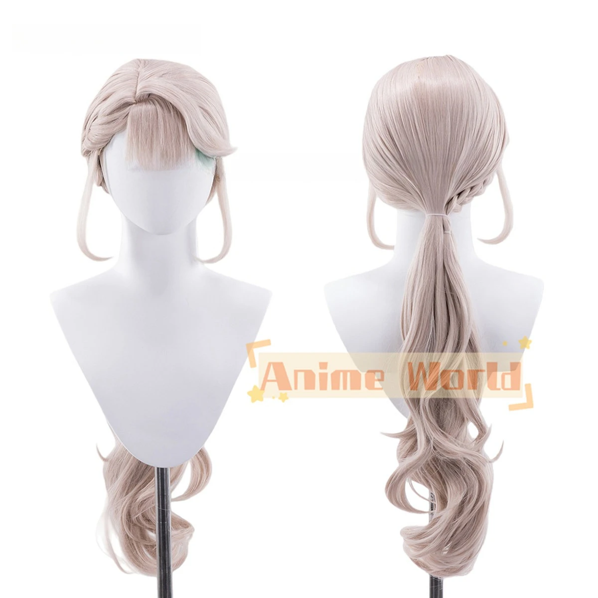 Anime Lynette Wig Halloween Carnival Party Props Synthetic Hair Heat Resistant Fiber + Wig Cap
