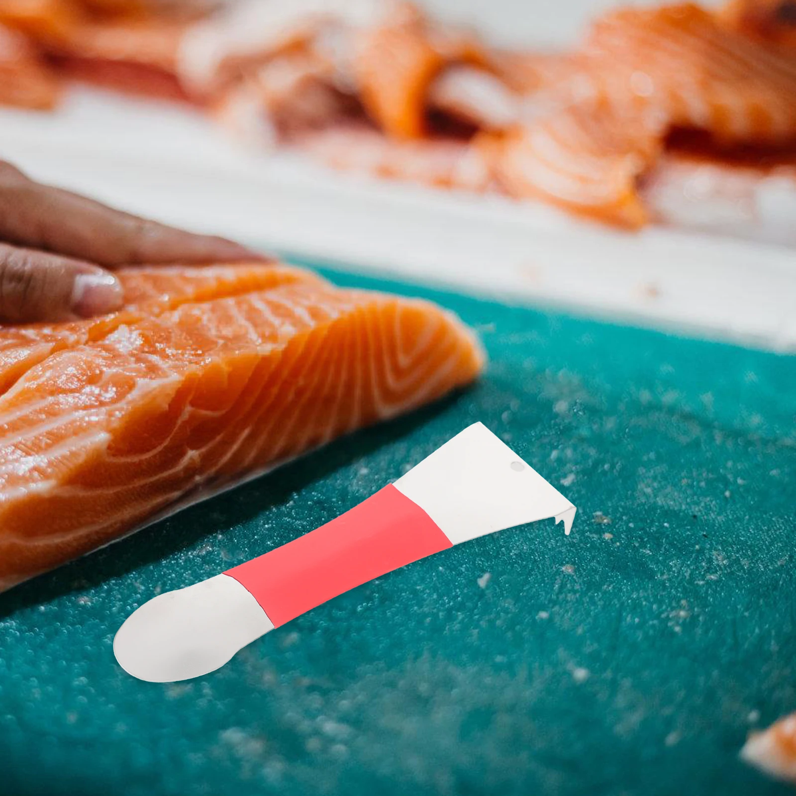 

Fish Scale Remover Stainless Steel Kitchen Tool Metal Brush Knife Household Reusable MultiUse Scaler For Fish Cleaning